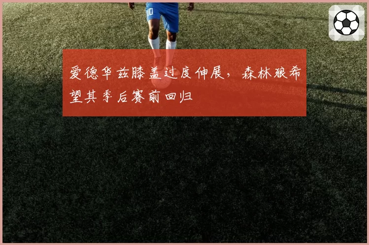 爱德华兹膝盖过度伸展，森林狼希望其季后赛前回归